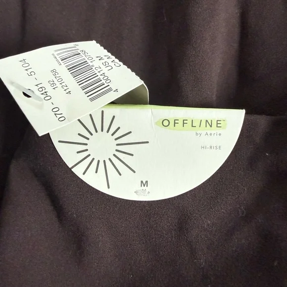 Aerie OFFLINE Dark Brown Leggings - Picture 3 of 4